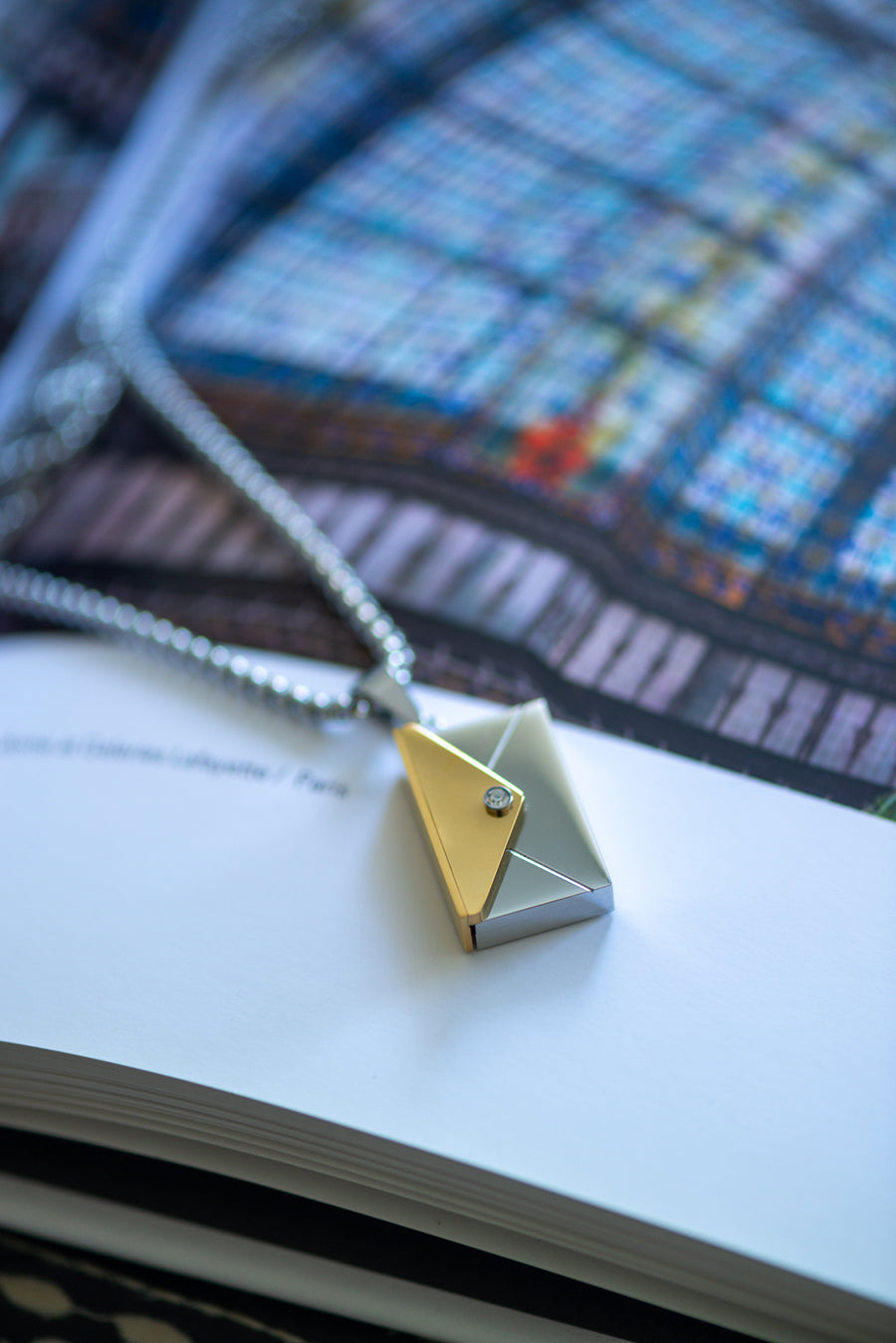 Love Letter Necklace Creative Envelope Locket Pendant