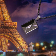 Love Letter Necklace Creative Envelope Locket Pendant